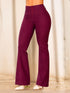 Pantalón de Vestir Moldeador Flare Vino para Mujer | Ref. X60910