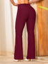 Pantalón de Vestir Moldeador Flare Vino para Mujer | Ref. X60910