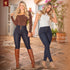 Skinny Jeans Cinturé Moldeador Colombiano Pretina Ancha para Mujer – Ref. J60500
