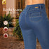 Jeans Moldeador Semi Recto Colombiano Tiro Alto para Mujer – Ref. J60580