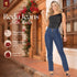 Jeans Moldeador Semi Recto Colombiano Tiro Medio Alto para Mujer – Ref. J60503