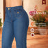 Jeans Colombiano Recto Tiro Alto para Mujer – Ref. J69204