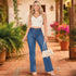 Jeans Colombiano Recto Tiro Alto para Mujer – Ref. J69204