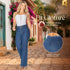 Jeans Colombiano Recto Cinturé Tiro Alto para Mujer – Ref. J69186