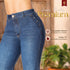 Jeans Colombiano Recto Tiro Alto para Mujer – Ref. J60517