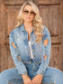 Jacket Mezclilla Denim Colombiana para Mujer – Ref. CH60562