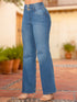 Jeans Colombiano Recto Tiro Alto para Mujer – Ref. J60546