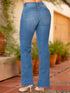 Jeans Colombiano Recto Tiro Alto para Mujer – Ref. J60546
