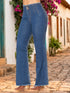 Jeans Colombiano Recto Cinturé Tiro Alto para Mujer – Ref. J69186