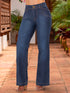Jeans Colombiano Recto Tiro Alto para Mujer – Ref. J69185