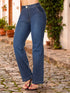 Jeans Colombiano Recto Tiro Alto para Mujer – Ref. J60427