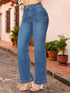 Jeans Colombiano Recto Tiro Alto para Mujer – Ref. J60412