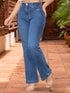 Jeans Colombiano Recto Tiro Alto para Mujer – Ref. J60425