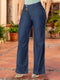 Jeans Wide Leg Colombiano en Chambray para Mujer – Ref. J60603