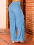 Jeans Wide Leg Colombiano en Chambray para Mujer – Ref. J60573