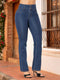 Jeans Moldeador Semi Recto Colombiano Tiro Medio Alto para Mujer – Ref. J60503