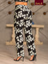 Pantalón Estampado Recto para Mujer | Ref. P69008
