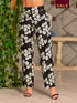 Pantalón Estampado Recto para Mujer | Ref. P69008