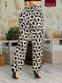 Pantalón Estampado Recto para Mujer | Ref. P69015