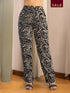 Pantalón Estampado Recto para Mujer | Ref. P69019