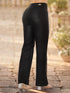 Jeans Recto Negro Efecto Cuero Colombiano para Mujer – Ref. J60433