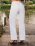 Jeans Wide Leg Blanco Colombiano en Tela Oxígeno para Mujer – Ref. J60519