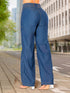 Jean Wide Leg de Chambray Azul Índigo Colombiano para Mujer – Ref. J60388