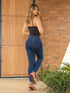 Jean Skinny Push Up Azul Oscuro para Mujer – Ref. J60569