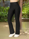 Leggings Deportivo Bota Recta Negro con Bolsillos para Mujer – Ref. D61168N