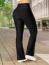 Legging Deportivo Bota Flare Negro para Mujer – Ref. D61168N