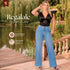 Jeans Wide Leg Colombiano en Chambray Azul Claro para Mujer – Ref. J60601
