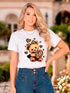 Camiseta Oversize Estampado Osito Blanca para Mujer – Ref. X60984