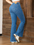 Jean Flare Levantacola Azul Medio para Mujer – Ref. J60495