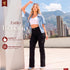 Jean Cargo Wide Leg Negro Colombiano para Mujer – Ref. J60429