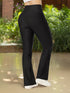 Leggings Deportivo Bota Recta Negro con Bolsillos para Mujer – Ref. D61168N