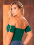 Body Control Strapless Verde Esmeralda para Mujer – Ref. B9333D