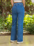 Jean Recto Cargo Push Up Azul Medio para Mujer – Ref. J60531