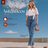 Jean Cargo Bota Recta con Cierre Azul Medio Colombiano para Mujer – Ref. J60440