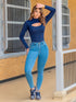 Skinny Jean Moldeador Azul Claro para Mujer – Ref. J60568