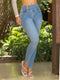Redu Jean Skinny Push Up Azul Claro para Mujer – Ref. J60543