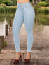 Redu Jeans Skinny Levantacola Colombiano Azul Claro para Mujer – Ref. J60590