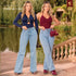 Jeans Colombiano Recto Tiro Alto Azul Claro para Mujer – Ref. J60571