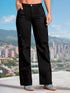 Jean Cargo Wide Leg Negro Colombiano para Mujer – Ref. J60429