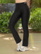 Leggings Deportivo Bota Recta Negro con Bolsillos para Mujer – Ref. D61172N