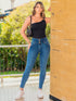 Body Asimétrico Negro para Mujer – Ref. B2612N