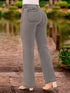 Jeans Recto Cargo Gris Colombiano para Mujer – Ref. J60549