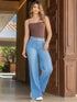 Jean Chambray Pierna Amplia Azul Claro para Mujer – Ref. J60602