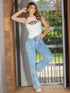 Jean Recto Levantacola Azul Claro para Mujer – Ref. J60572