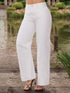 Jeans Wide Leg Blanco Colombiano en Tela Oxígeno para Mujer – Ref. J60519