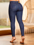 Skinny Jeans Moldeador Pretina V Azul Oscuro para Mujer – Ref. J60381